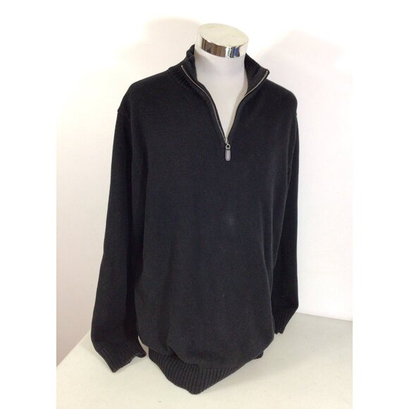 LL Bean Sweater Preppy 1/2 Zip Mens XL - Picture 1 of 6